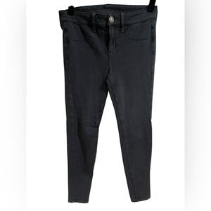 Hollister Size 4 Women's Black Super Stretch Jeggings